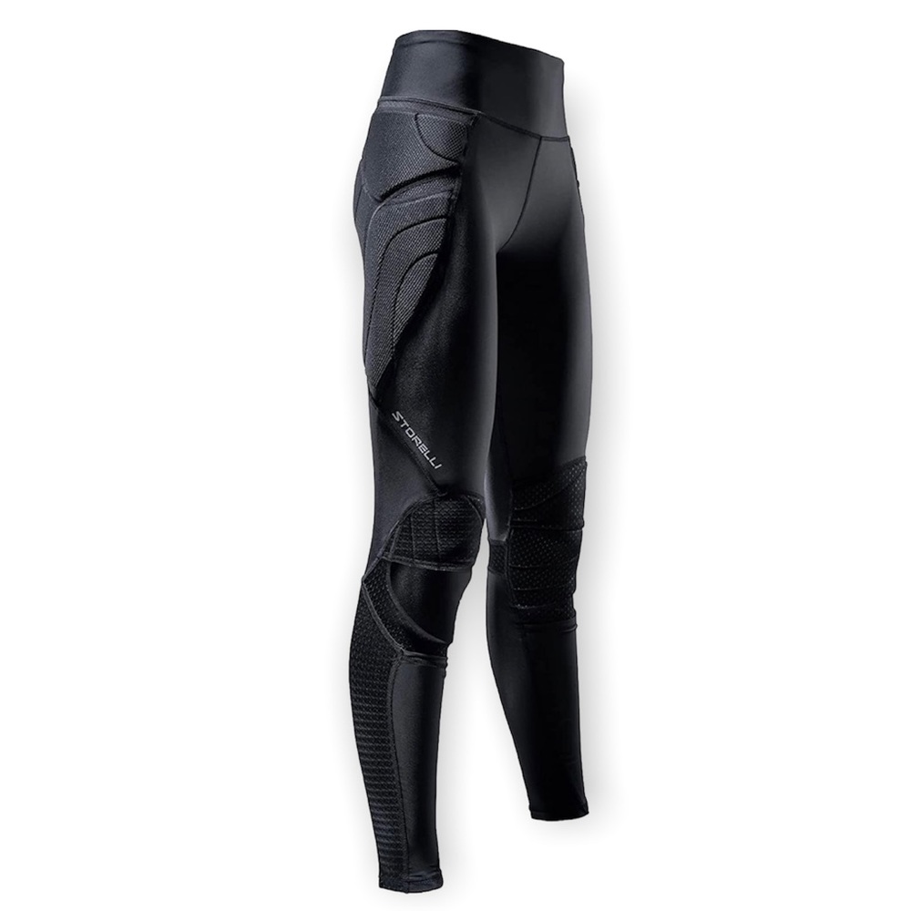 Storelli Women’s BodyShield Goalkeeper Leggings Padded Soccer Goalie Pants Sz S